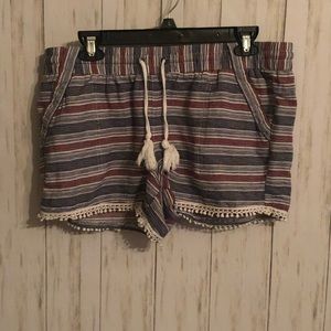 Pinstriped REWIND drawstring shorts XL JR